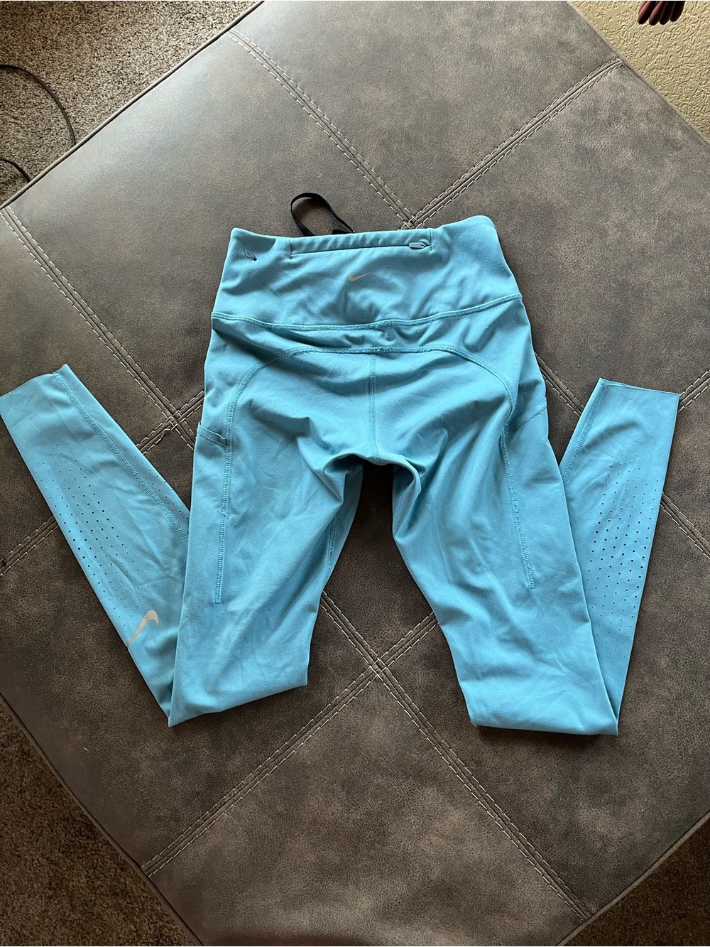 Nike Light Blue Women's Athletic Leggings